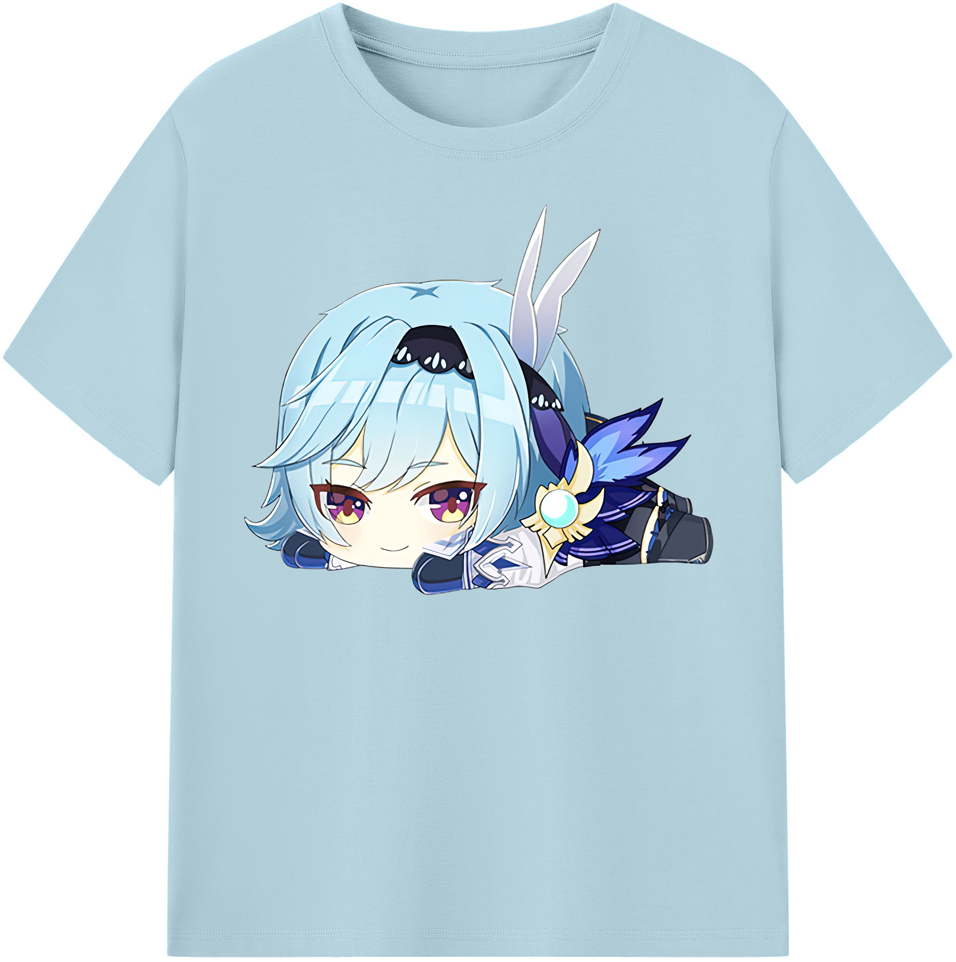 げんし神 优菈 ゆうら genshin Yūra 綿100％半袖Tシャツ（フロントプリント）